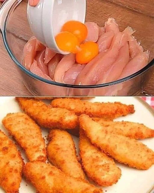 Chicken Strips With A Crispy Coating